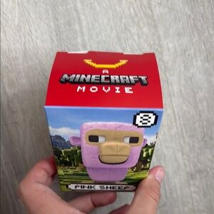 McDonalds Minecraft Pink Sheep Toy